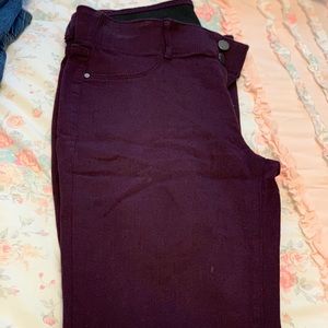 Size 10 wine skinny jeans